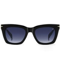 David Beckham - Db 99/Miami 51Mm Gradient Rectangular Sunglasses - Lyst
