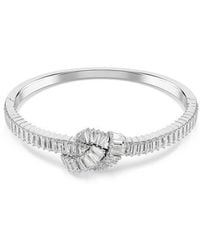 Swarovski - Matrix Knot Bangle Bracelet - Lyst