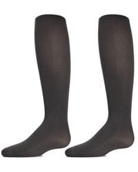 Memoi - 2 Pair Pack Essentials Nylon Tights - Lyst