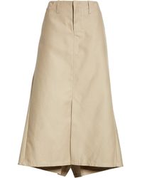 MERYLL ROGGE - Draped Back Cotton A-line Skirt - Lyst
