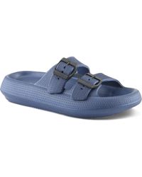 Flexus by Spring Step - Bubbles Waterproof Slide Sandal - Lyst