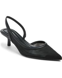 Open Edit - Corina Half D'Orsay Kitten Heel Slingback Pump - Lyst