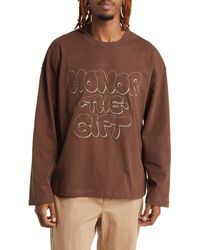 Honor The Gift - Amp'd Up Long Sleeve Cotton Graphic T-shirt - Lyst