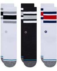 Stance - The Boyd Assorted 3-Pack Strip Crew Socks - Lyst