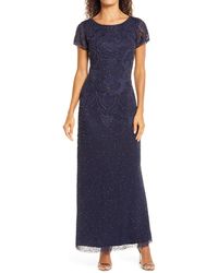 ruffled mesh gown off white