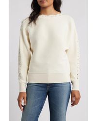 Tahari - The Juniper Dolman Sleeve Top - Lyst