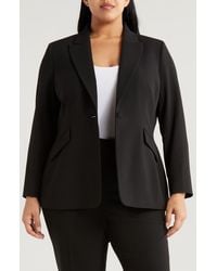 Tahari - One-Button Blazer - Lyst
