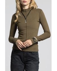 WEEKEND LOS ANGELES - Marisol Mock Neck Top - Lyst