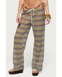 Edikted - Mindee Crochet Pants - Lyst