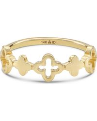 DEVATA - Clover Ring - Lyst