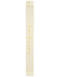 Burberry - Logo Text Jacquard Reversible Alpaca & Wool Blend Fringe Scarf - Lyst