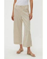 Michael Stars - Geraldine Straight Leg Linen & Cotton Pants - Lyst