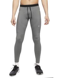 nike grey tights mens