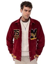 Members Only - Corduroy Varsity Jacket - Lyst