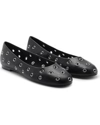 Mango - Grommet Ballet Flat - Lyst