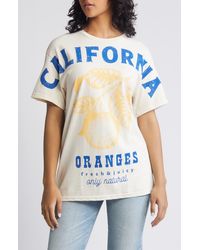 THE VINYL ICONS - California Oranges Cotton Graphic T-shirt - Lyst