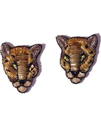 Simitri - Cheetah Earrings - Lyst