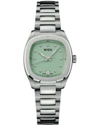 MIDO - Multifort Tv Diamond Bracelet Watch, 27.6Mm X 28Mm - Lyst