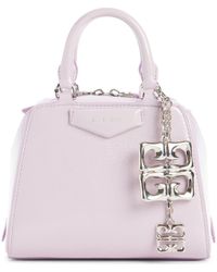 Givenchy - Nano Antigona Cube Patent Leather Satchel - Lyst