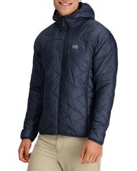 Outdoor Research - Superstrand Lt Hooded Water Resistant Packable Puffer Jacket - Lyst