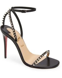 Christian Louboutin - So Me 100 Leather Heeled Sandals - Lyst