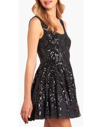 Needle & Thread - Sequin Ribbon Mini Dress - Lyst