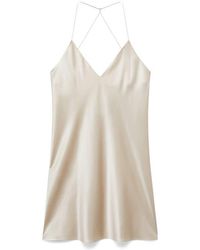 Mango - Stretch Silk Nightgown - Lyst
