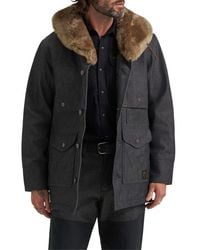 Wrangler - Filson X Genuine Shearling Collar Packer Jacket - Lyst