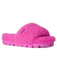 UGG - Cozetta Curly Genuine Shearling Slide Slipper - Lyst
