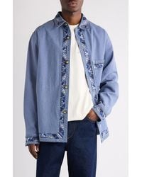 Isabel Marant - Rudy Embroidered Cotton Shirt Jacket - Lyst