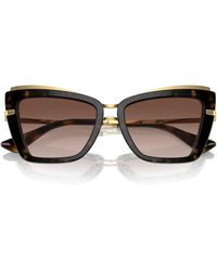 Dolce & Gabbana - 54mm Gradient Cat Eye Sunglasses - Lyst