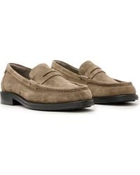 AllSaints - Bloom Penny Loafer - Lyst