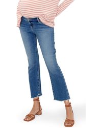 HATCH - The Under The Bump Crop Maternity Jeans - Lyst