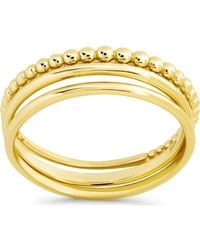 Sterling Forever - Adele Stacking Ring - Lyst