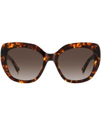Kate Spade - Winslet 55mm Gradient Round Sunglasses - Lyst