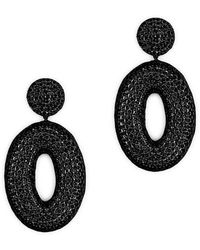 Deepa Gurnani - Odeya Crystal Drop Earrings - Lyst