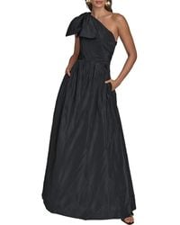 Donna Karan - Bow One-Shoulder Gown - Lyst