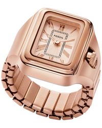 Fossil - Raquel Watch Ring, 14Mm - Lyst