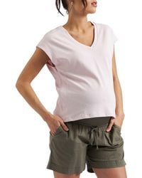 Ripe Maternity - Marly Zip Nursing Tee - Lyst