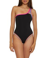Lucky Brand - Avila Asymmetric One-Piece Swimsuit - Lyst