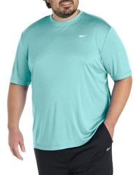 Reebok - Big & Tall Id Train Melange Performance Tee - Lyst