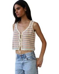 Callaghan - Mai Crochet Tie Tank Top - Lyst