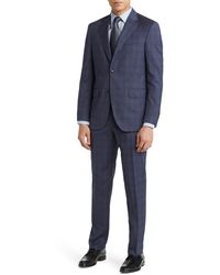 Peter Millar - Tailored Fit Plaid Wool Suit - Lyst