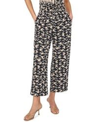 Cece - Embroidered Ankle Wide Leg Pull-On Pants - Lyst