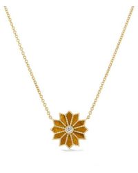 Orly Marcel - Mini Sacred Flower Pendant Necklace - Lyst