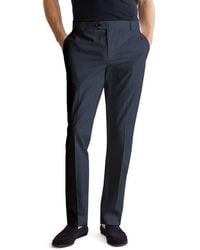 Mango - Slim Fit Stretch Cotton Pants - Lyst