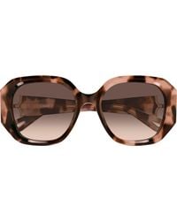 Chloé - 56Mm Square Sunglasses - Lyst