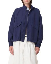 Find Me Now - Sable Water Repellent Cotton Blend Jacket - Lyst