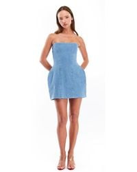 MOTHER OF ALL - Marigold Denim Dress - Lyst