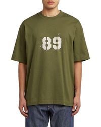 G-Star - Sprayed 89 Boxy Organic Cotton Graphic T-Shirt - Lyst
